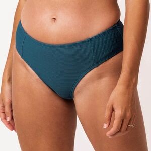 Naniswimwear Textured Coastal Bikini Bottom - L